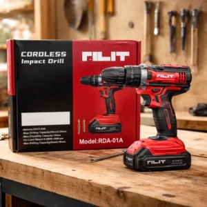 Parafusadeira E Furadeira Rilit 20v Pronta Entrega Vermelho 127/220v 50hz 60 Hz